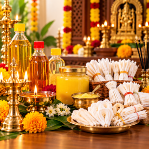 Deepam Oils, Ghee and Cotton Wicks