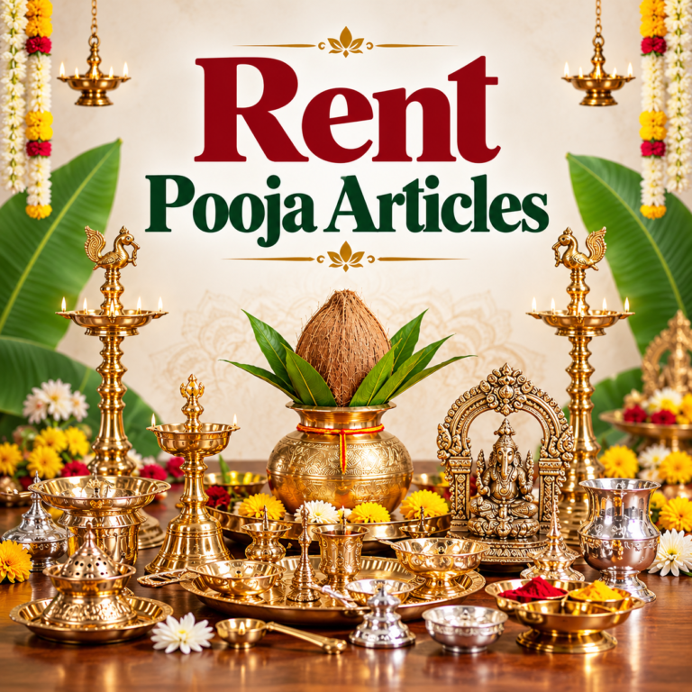 Rent Pooja Articles