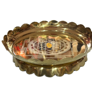 Brass Shri Yantra Plate